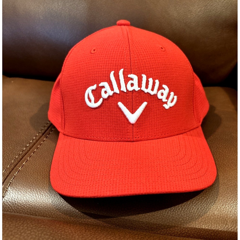 Callaway Adult Performance Pro Odyssey Red Adjustable Golf Hat New
